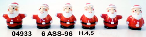 04933 BABBO NATALE 6 ASS. H.4.5 CM.