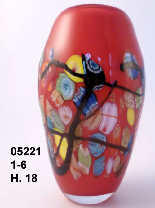 05221 VASO MURRINE E AVV. H.18 ROSSO