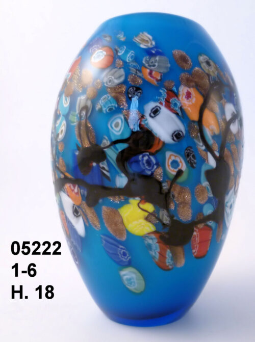 05222 VASO MURRINE E AVV. H.18 CELESTE