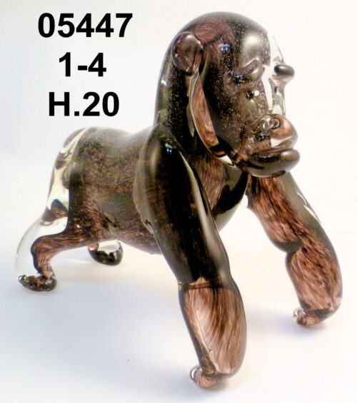 05447 GORILLA L. 20 CM. H.19 CM.