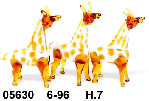 05630 GIRAFFA IN VETRO H. 6 CM.