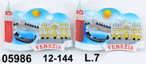 05986 MAGNETE RESINA MULTIVEDUTA VENEZIA