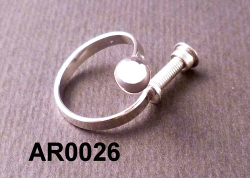 AR0026 ANELLO RIGIDO X 1 PERLA G. 2,9 ARGENTO 925