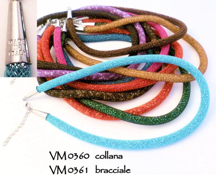 VM0361 BRACCIALE TUBO RETE C/CONTERIE