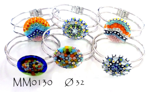 MM0130 BRACCIALE SCHIAVA MURRINA ? 32 IN VETRO DI MURANO